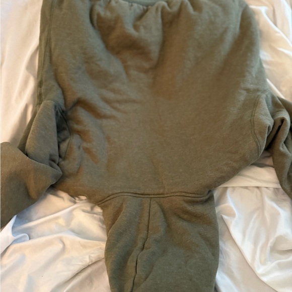 Goodfellow & Co Olive Hoodie with Sherpa Lining - Picture 6 of 6